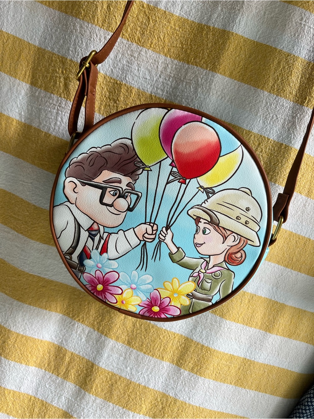 *NWOT*Adorable -Disney “Up” - Crossbody Bag in Light Blue- Carl and Ellie ❤️